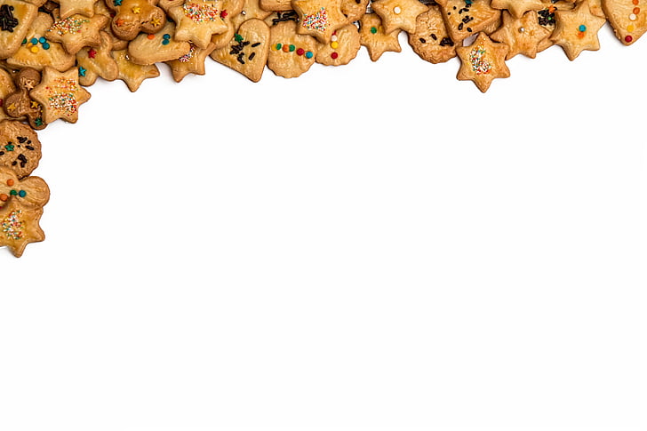 cookies with toppings graphic wallpaper