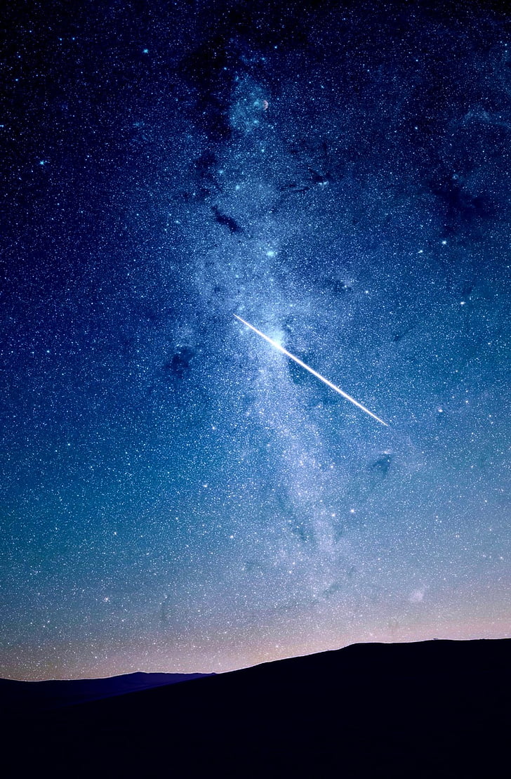 photo of shooting star