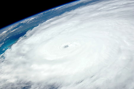 hurricane satellite photo