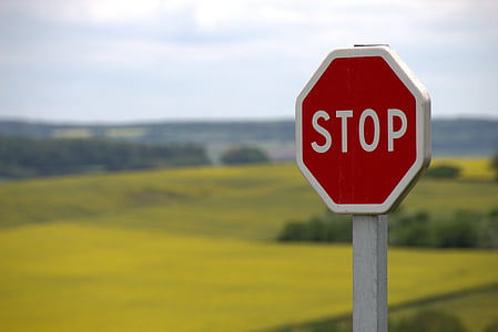 stop street signage