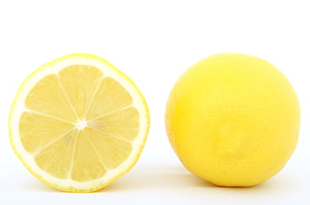 slice lemon fruit