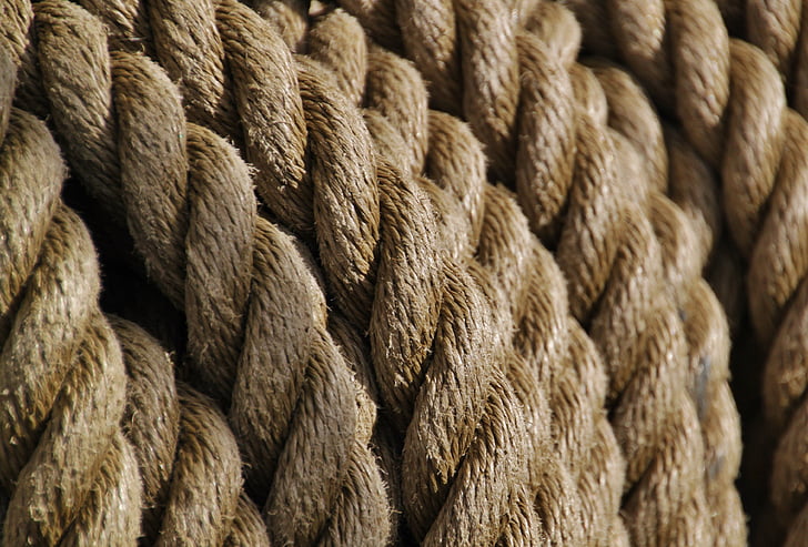 Royalty-Free photo: Brown rope