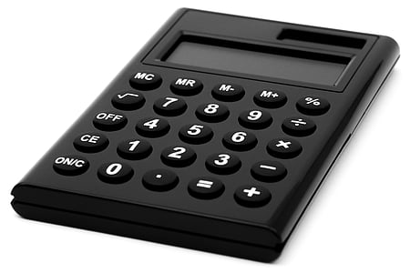 black calculator