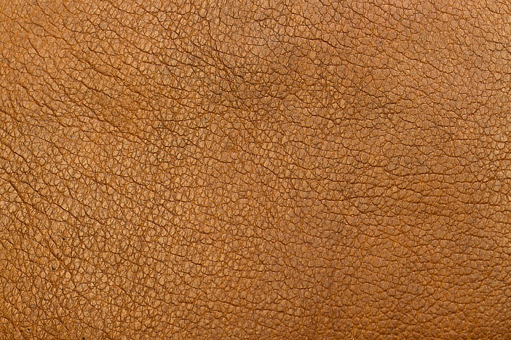 Royalty-Free photo: Brown pebble leather textile | PickPik