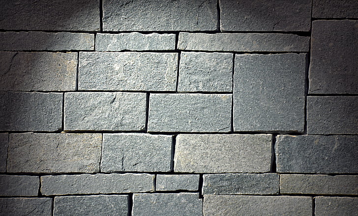gray concrete bricks