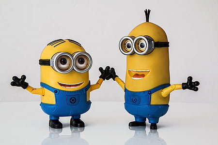 Bob and Kevin from Minions movie action figures