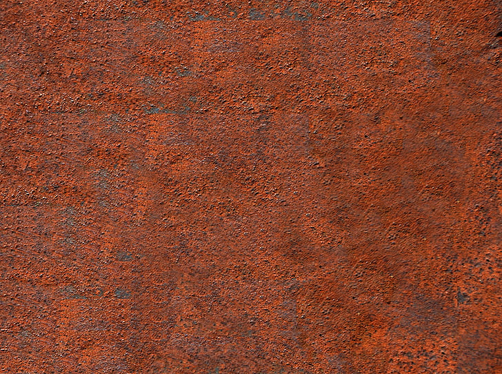 orange metal surface