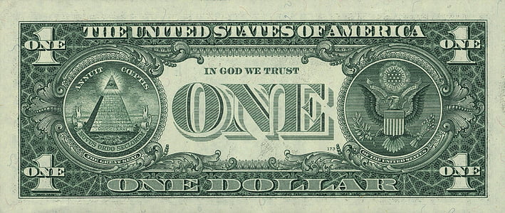 1 U.S. dollar bill