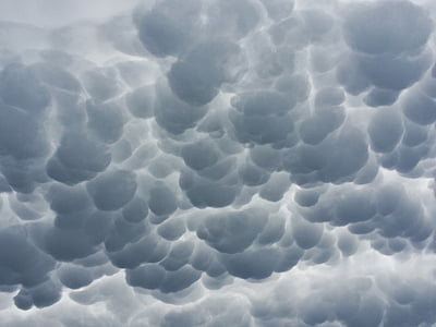 low angle photo of white clouds