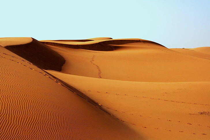 Free Images : sky, natural environment, desert, blue, dune, erg
