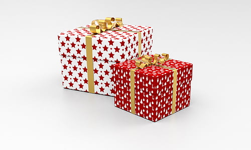 two gift boxes