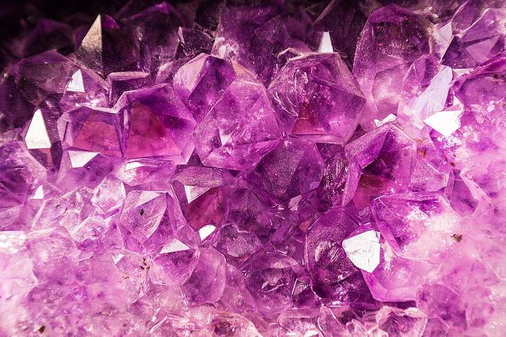 purple gemstone HD wallpaper