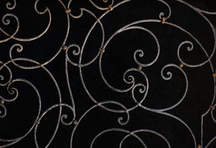 brown wrought decor