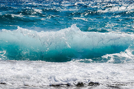 sea wave time lapse photography