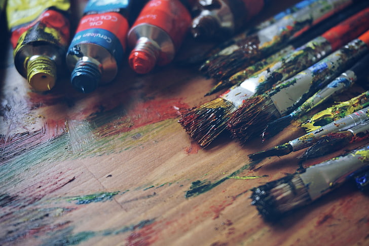 Paint Supplies Art Royalty Free Photo
