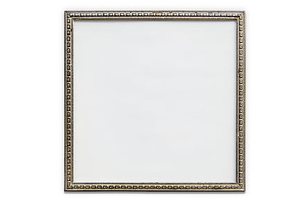 squared gray wooden frame