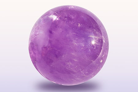 round purple marble toy