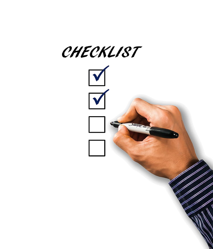 Checklist check box