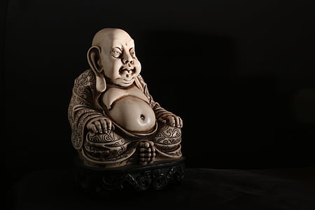 ceramic Buddha figurine