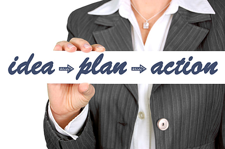 Idea Plan action quoted board