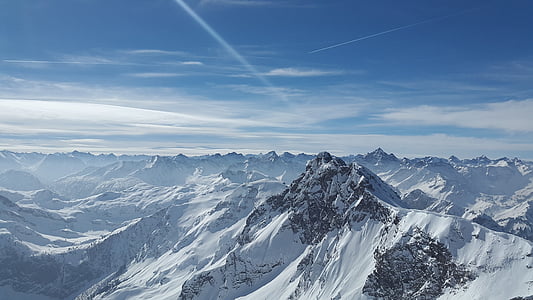 aerial photography of mountain covered with snow