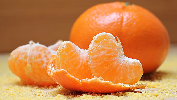 peeled orange fruit
