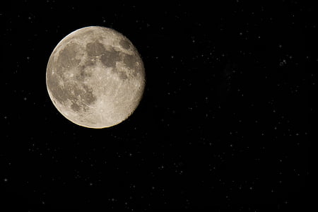 landscape photograph of moon