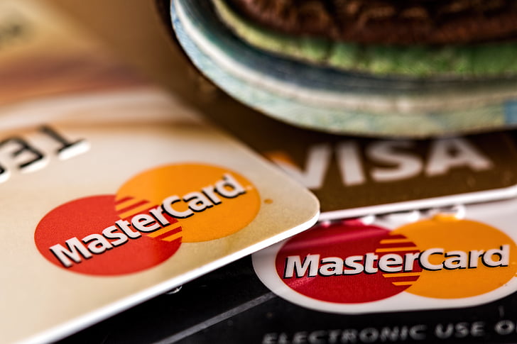 close shot of MasterCard