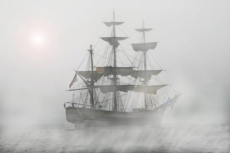 galleon ship illustration