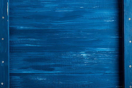 rectangular blue wooden board