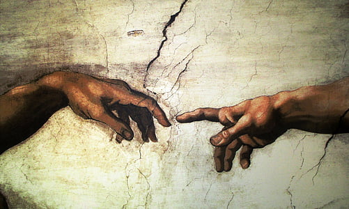 The Creation of Adam painting