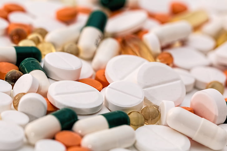 assorted medication pill lot
