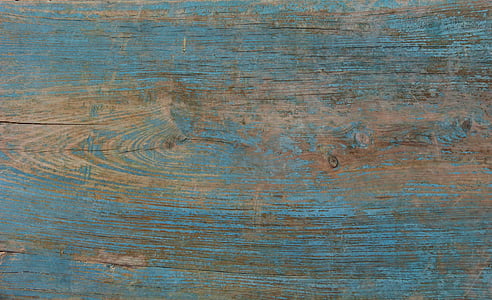 blue and brown wooden surface
