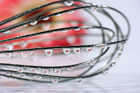 selective focus photo of gray whisk