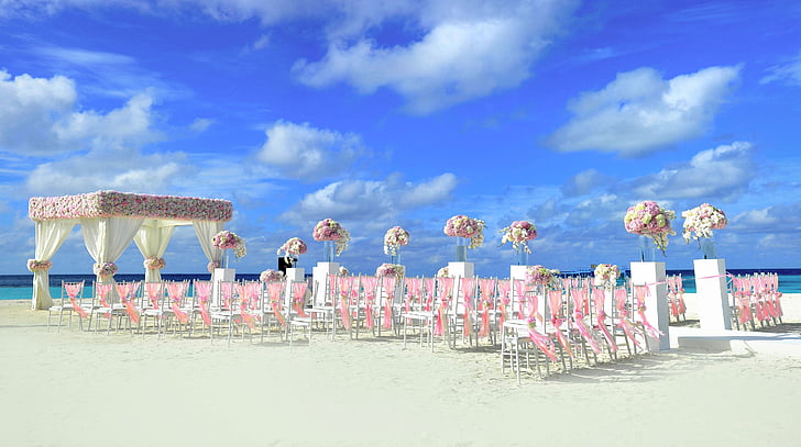bridal and groom beach set