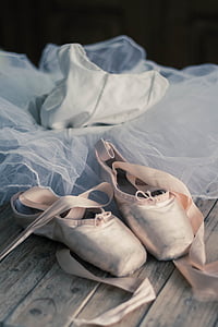 women's white ballerina dress and shoes