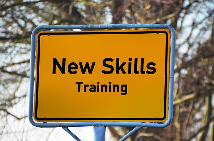 New Skills Training signage
