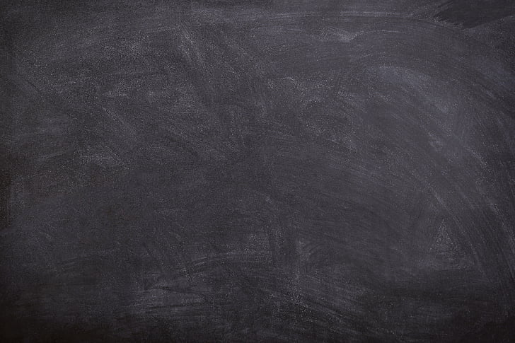 chalk traces on blackboard