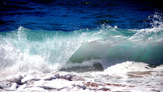 wave on the seashore photo
